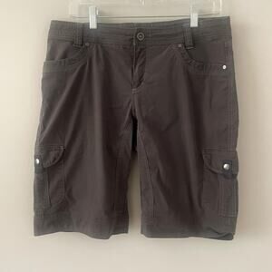 Kuhl Gray Cargo Hiking Shorts Sz 12